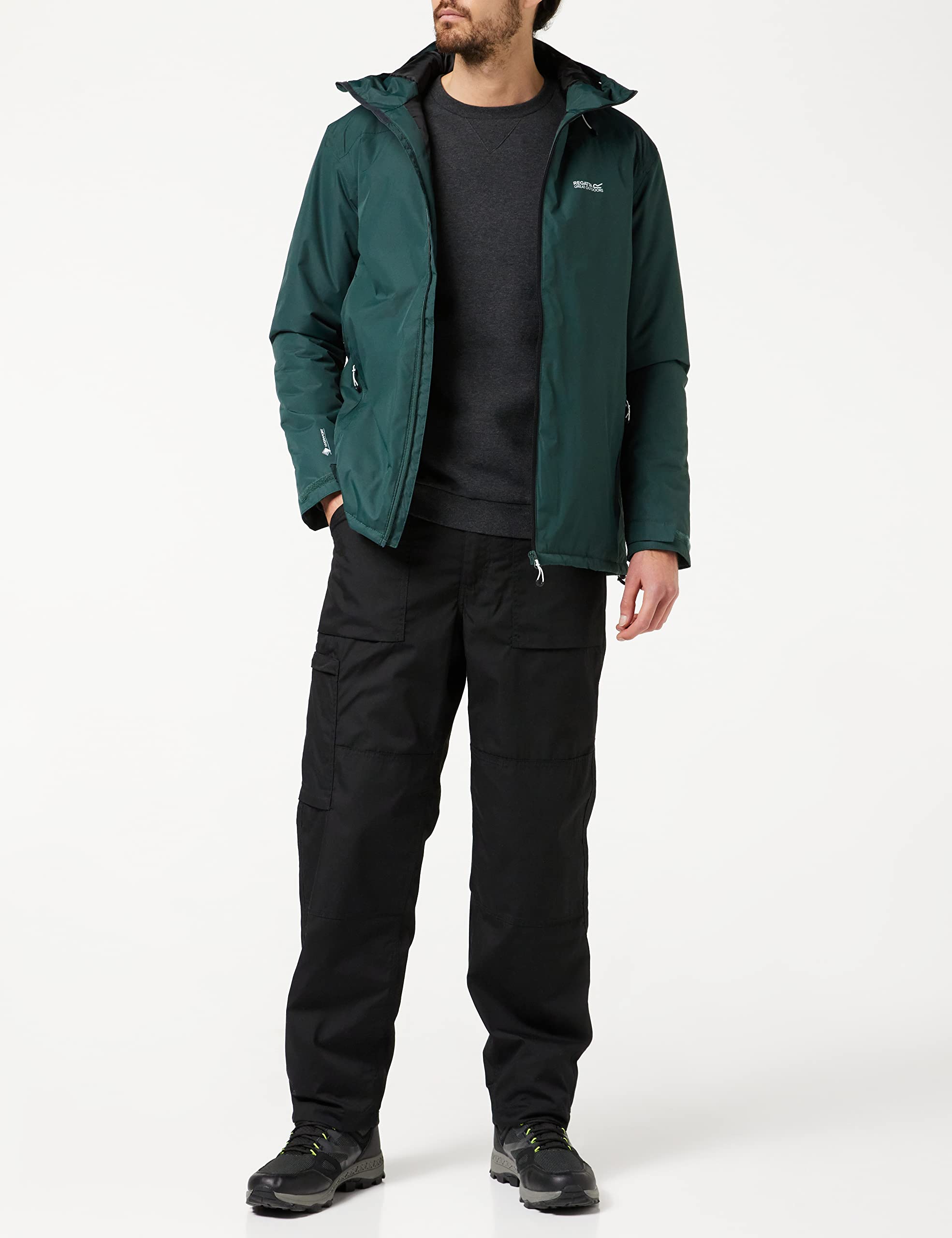 Regatta Professional Lined Action Water Repellent Walking Workwear Multi Pocket Trouser