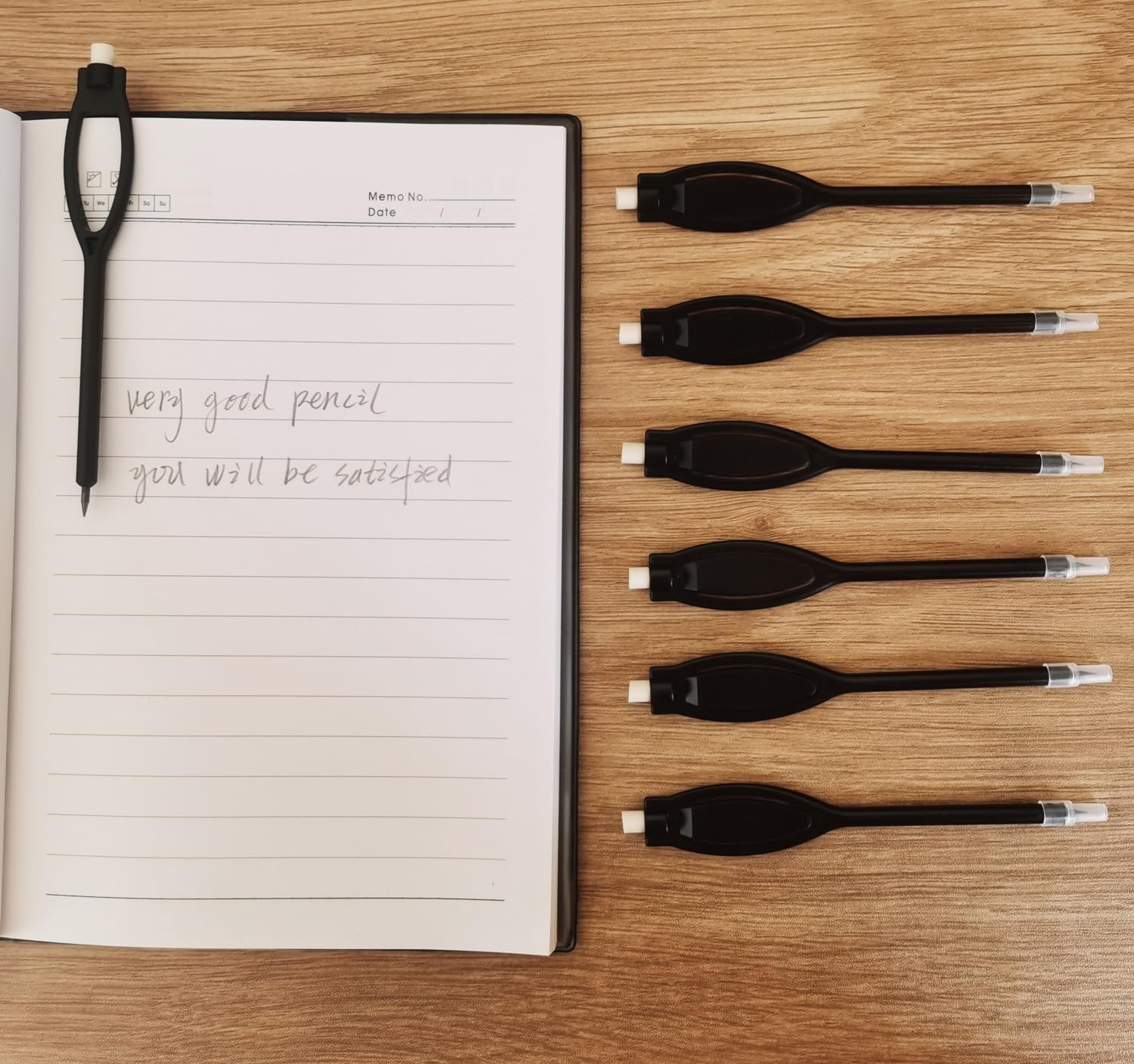 Adhere 50 matite da golf in plastica con clip per gomma, matite per segnare eventi di golf, matrimoni, riunioni aziendali, disegni per bambini (nero, 50 pezzi)