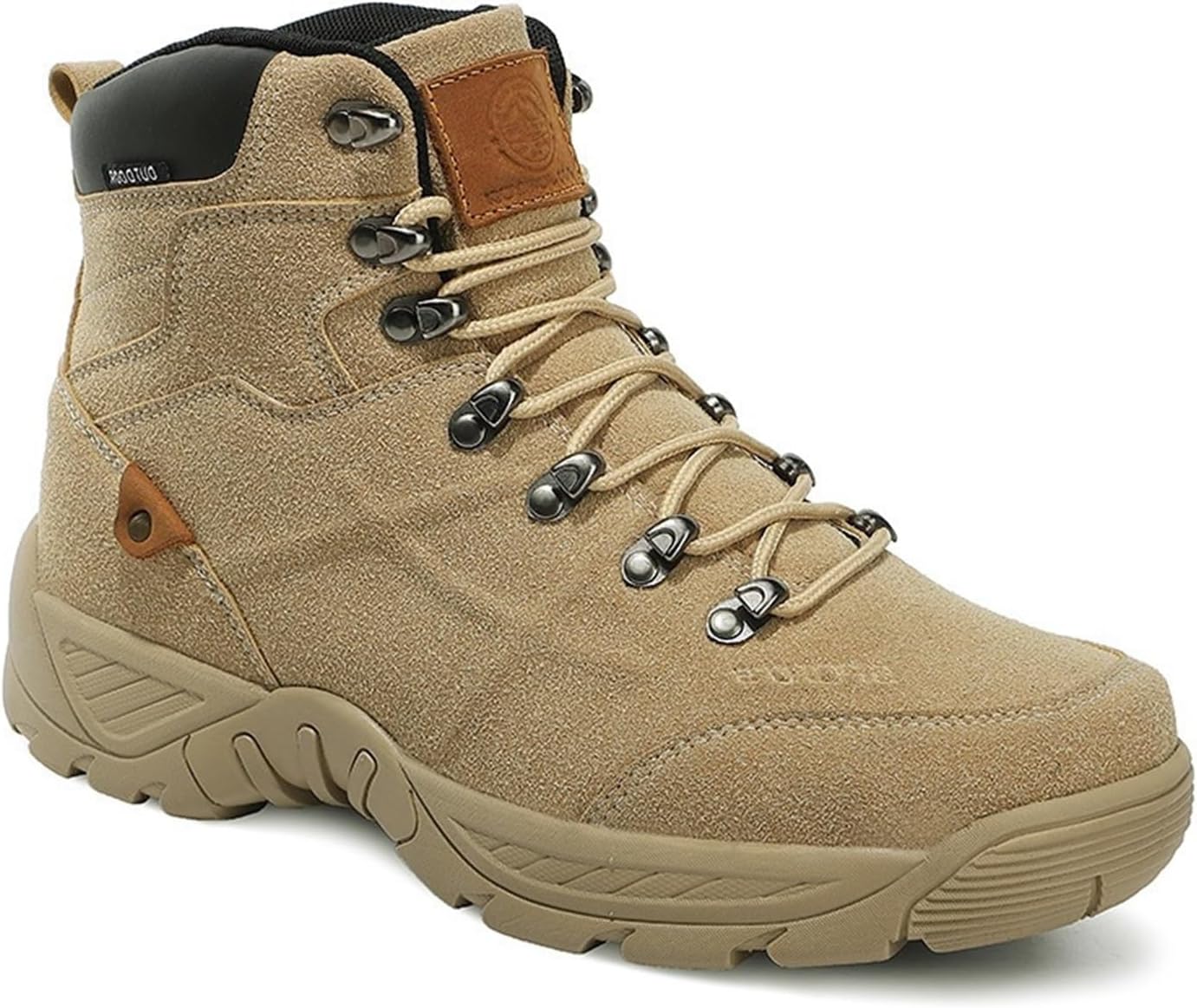 Mid Waterproof Hiking Boots Outdoor Backpacking Trekking Lightweight Walking Shoes for Men