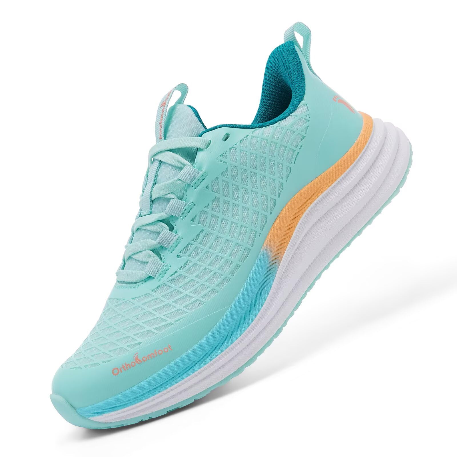 orthocomfoot Women's Orthopedic Road Running Shoes: Comfortable Arch Support Plantar Fasciitis Flat Feet Orthotic Athletic Sneakers, Casual Tennis Outdoor Walking Exercise Shoes for Foot Heel and Pain Relief-picture-55