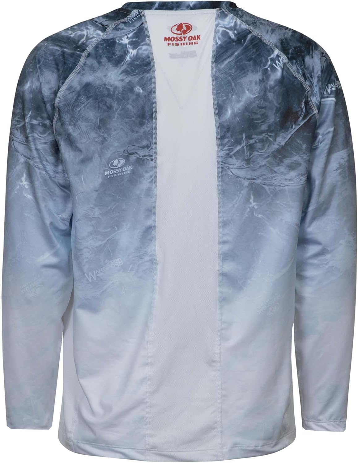 Mossy Oak Mens Patriotic Fishing Shirts for Men Long Sleeve with Sun Protection