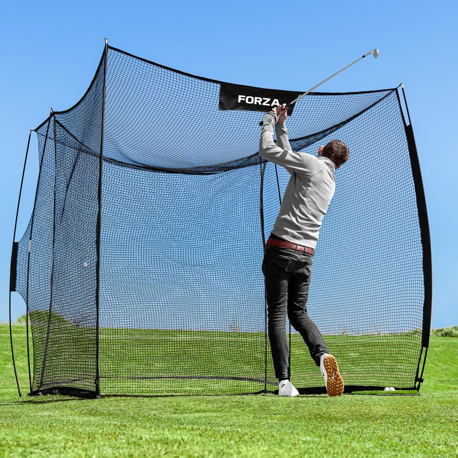 FORZA Proflex Jaula de Golf emergente 2,4m x 2,4m Red de Entrenamiento Duradera
