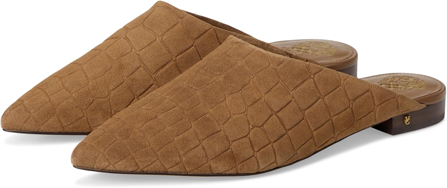 Vince Camuto Womens Arlette Slip-on Flat Mule