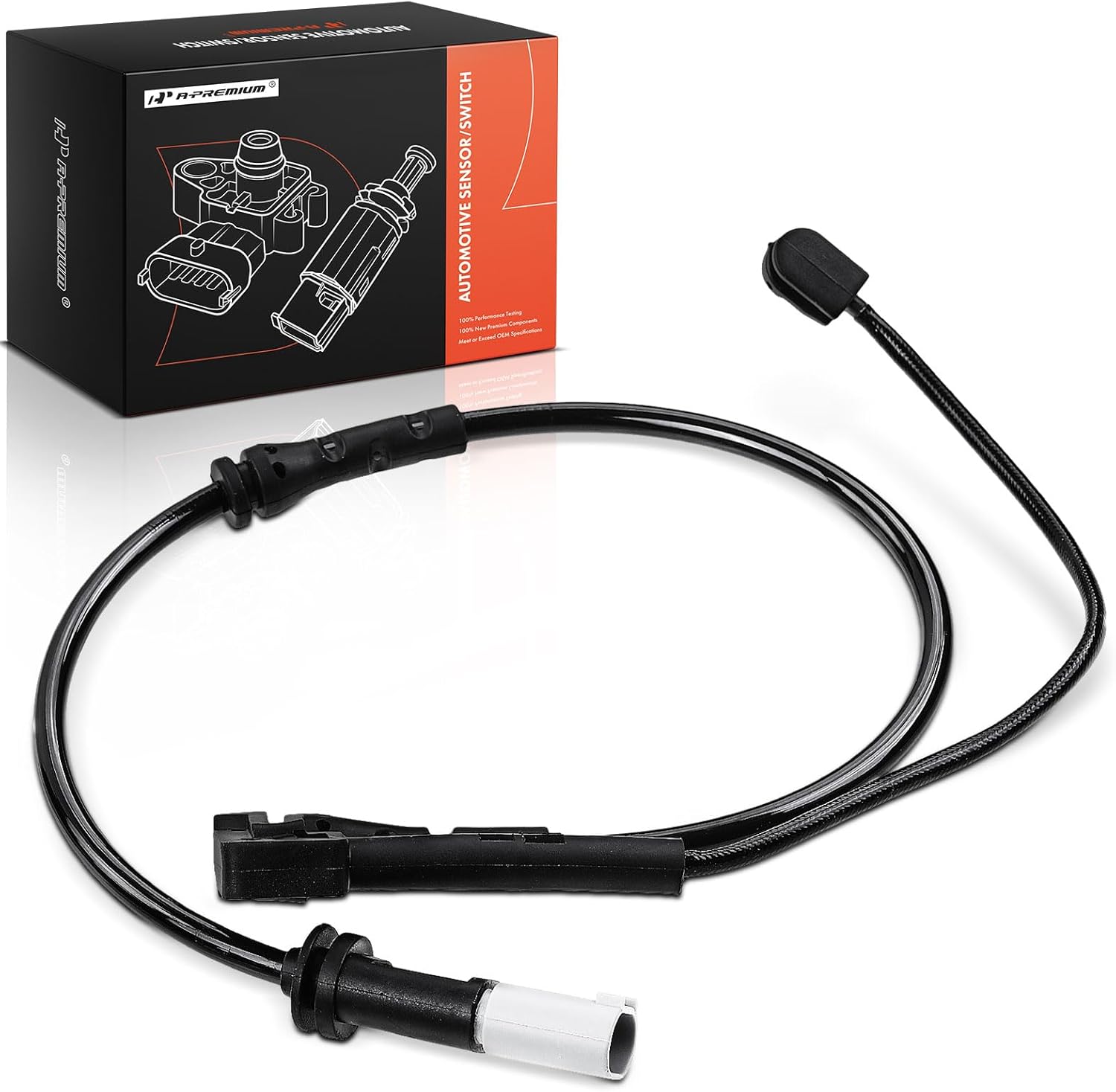 A-Premium Front Disc Brake Pad Wear Sensors Compatible with Mini Cooper 2014-2017, L3 1.5L L4 1.6L 2.0L