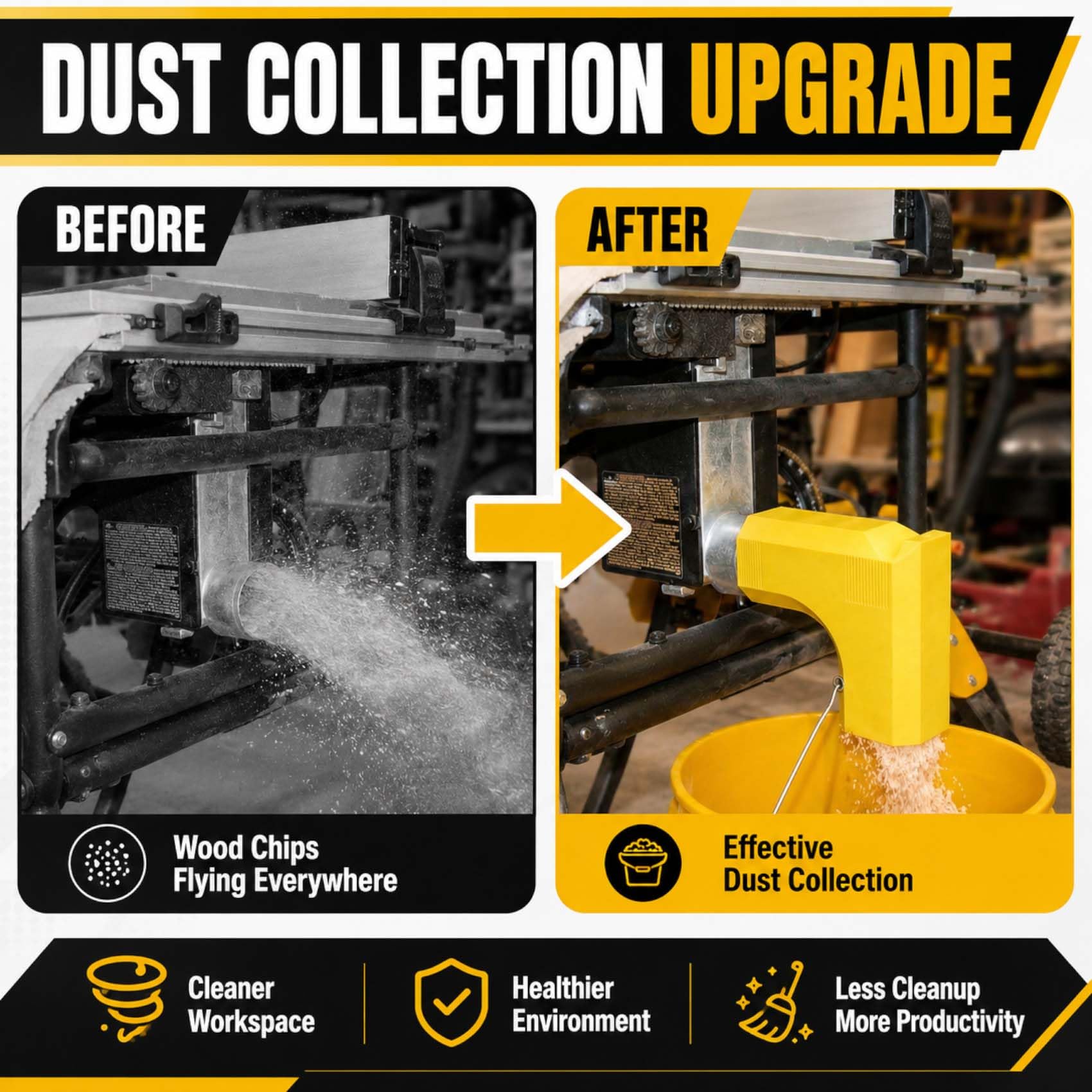 DeWalt Dust Collector Adapter - 5 Gallon Bucket -4 DeWalt Dust Collector Adapter - 5 Gallon Bucket -4