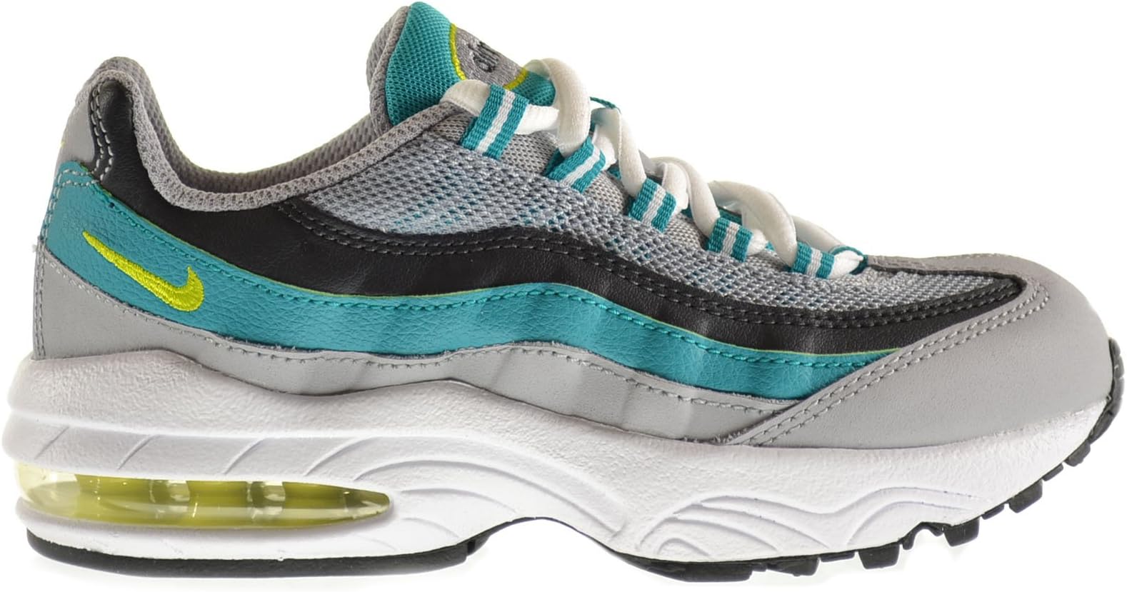 NIKE Air Max '95 (PS) Little Kids Shoes Wolf Grey/Venom Green-Turbo Green-Anthracite 311524-052