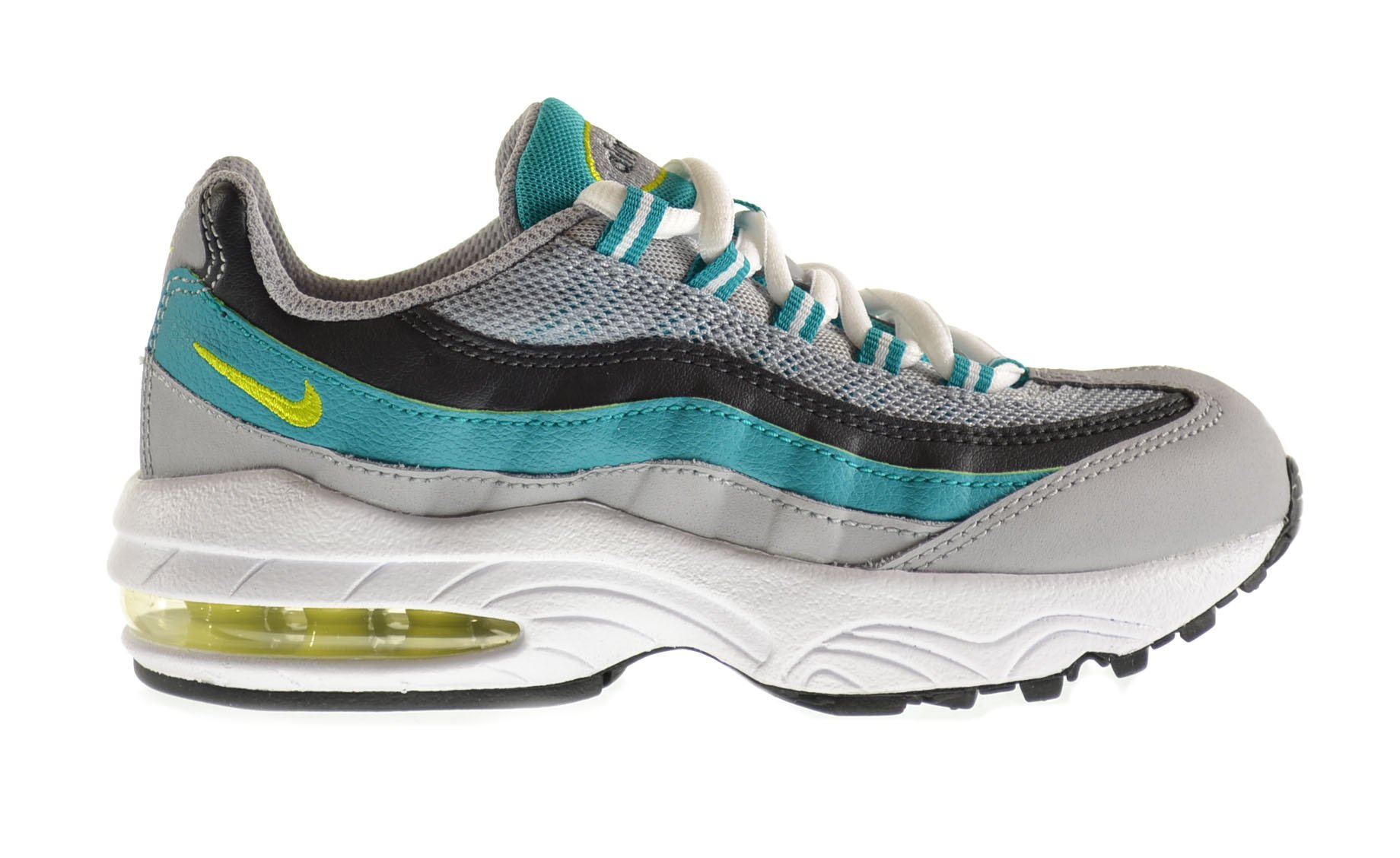 NIKE Air Max '95 (PS) Little Kids Shoes Wolf Grey/Venom Green-Turbo Green-Anthracite 311524-052