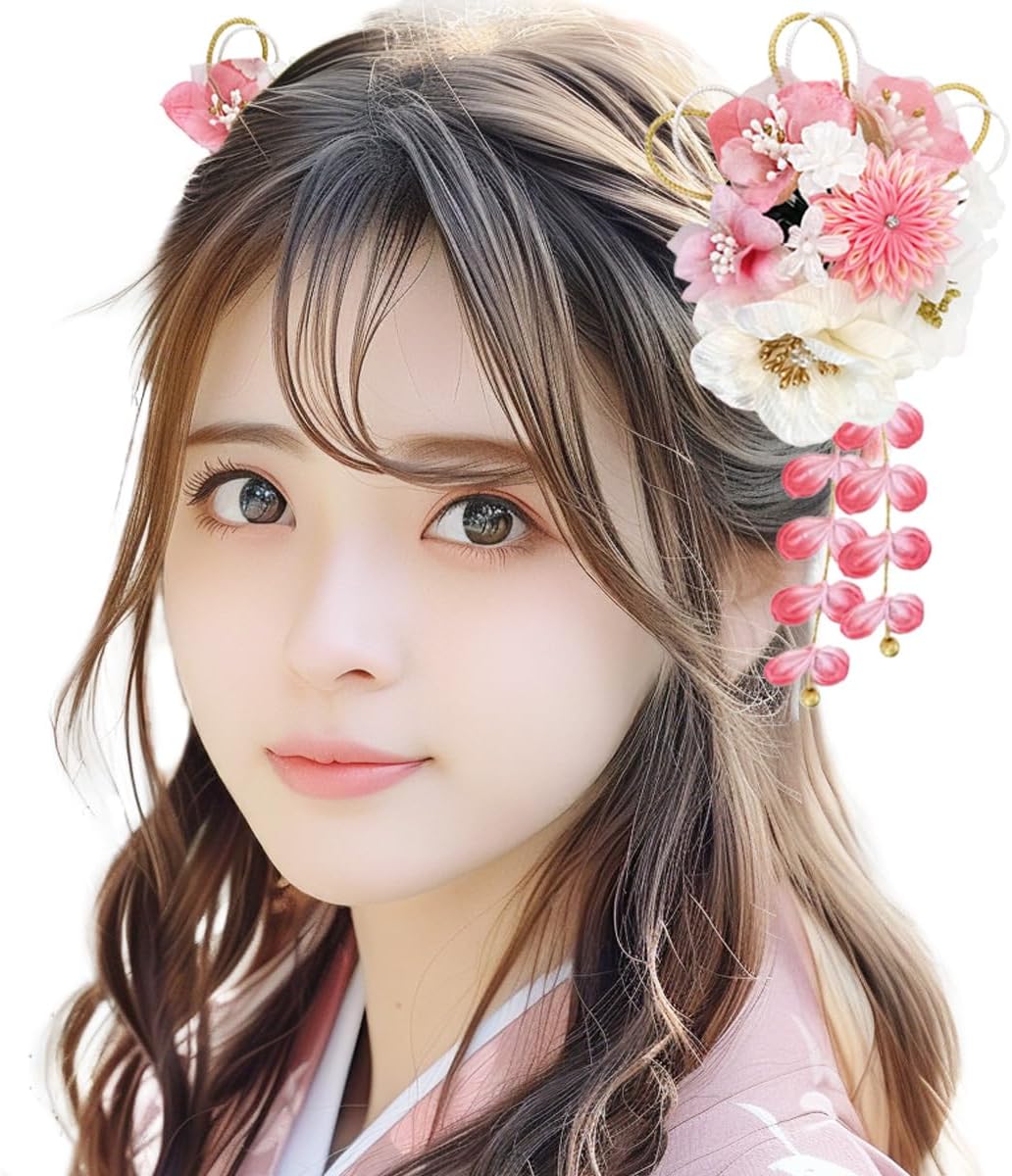 レジンヘアゴム ポニーフック ドライフラワー No.129 【861