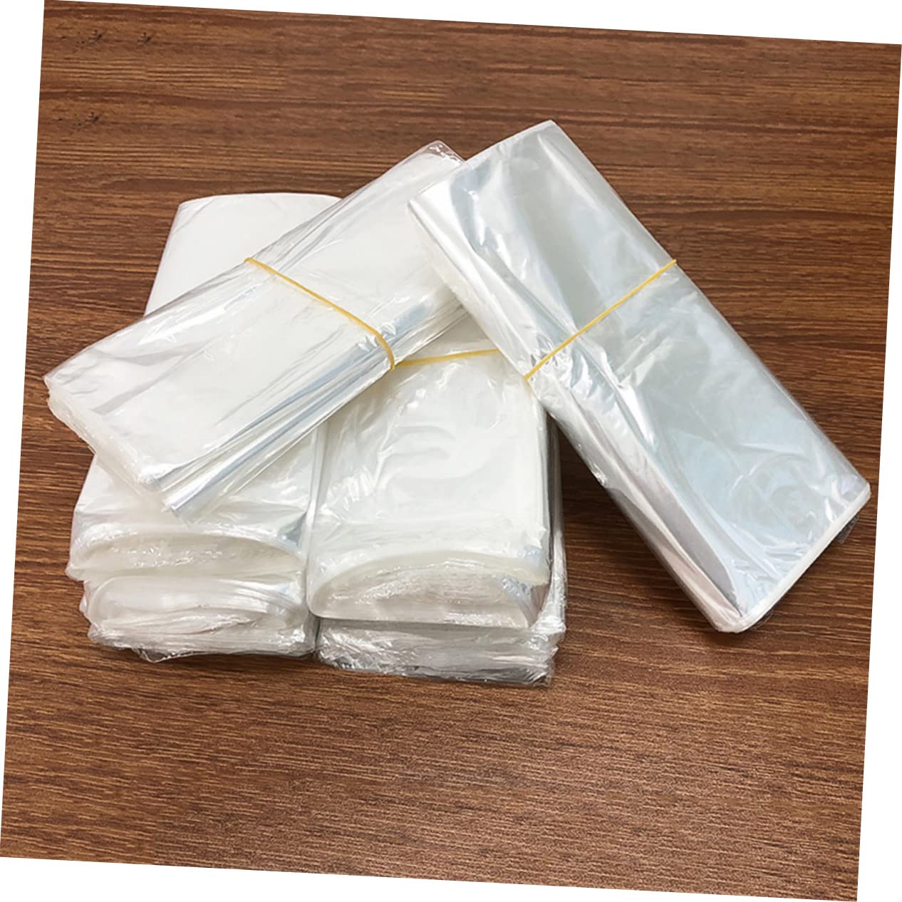 OUNONA 100pcs Transparent Heat Seal Shrink Wrap Bags Soft Pof Shrink Film for Gift Packaging and Industrial Use Colorless and Odorless High Cold and Heat Resistance