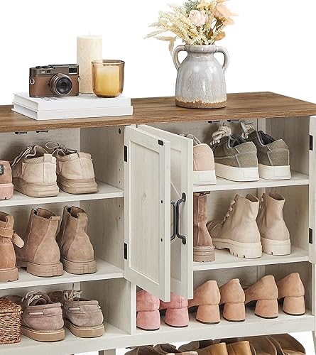 Amazon.com: VASAGLE LIRY Collection - Shoe Cabinet, 3-Tier Storage