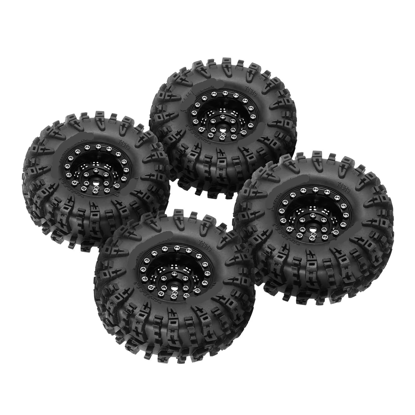 70 x 27 mm S5 Mud Terrain 1,3" Rad-Reifensatz for 1/18 und 1/24 RC Crawler