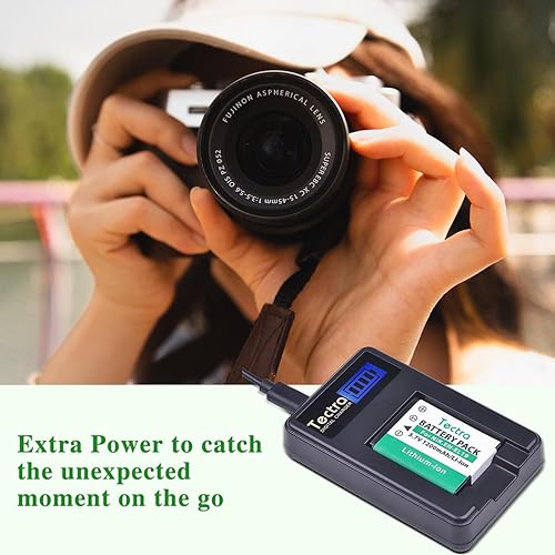 Miniatura 7 de Tectra Batería EN-EL19 NP-BJ1 + cargador LCD para cámaras digitales Nikon Coolpix A100 S32 S33 S100 S2500 S2750 S3100 S3200 S3300 S3400 S3500 S4100