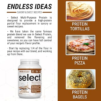 PEScience Select Multi-Purpose Protein Powder, Unflavored, 27 Servings