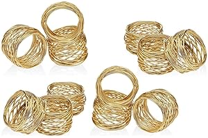 ARN CRAFTS Twine Napkin Rings: Elevate Your Table Setting with Rustic Charm