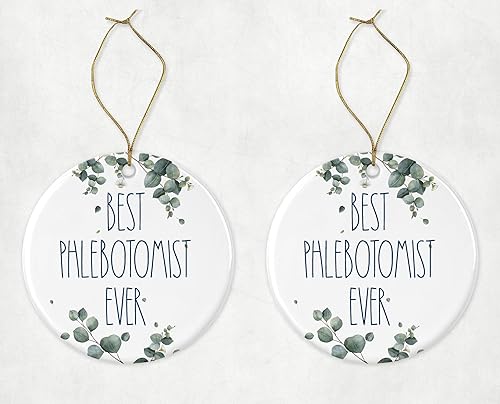 Miniatura 3 de Adorno de flebotomista, adorno de mejor flebotomista, adorno de Navidad para el mejor flebotomista, regalo para flebotomista, regalo de cumpleaños,