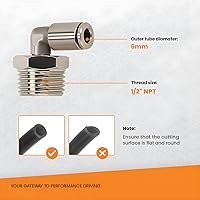 Vista 2 de maXpeedingrods 2PCS Universal Air Suspension Spring Double Bellow Standard 2500 lbs 1/2 "npt Single Port Reemplazo Air Helper Bolsas para Camiones