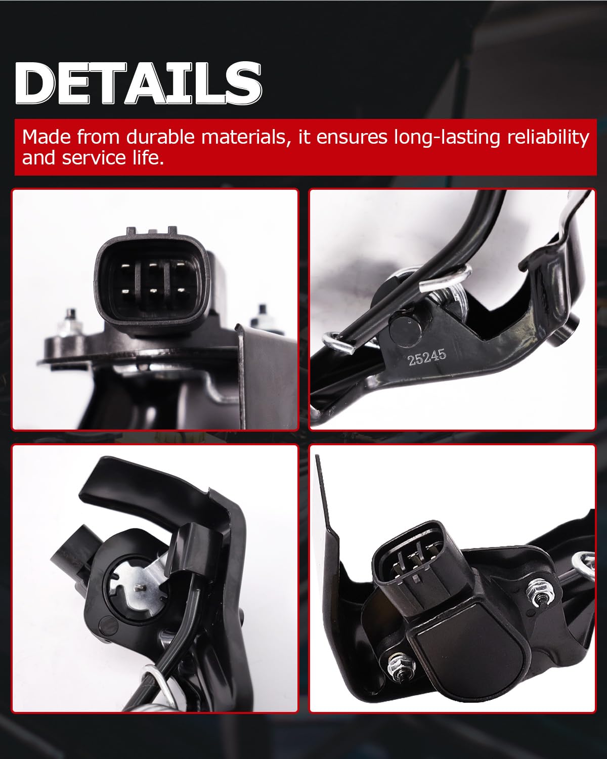 1ST Accelerator Pedal with Position Sensor Replacement APS215 Fits for Pontiac Vibe 2005-2008, for Toyota Corolla Matrix 2004-2007, Replaces OE: 19205460 7801012171 7801012181