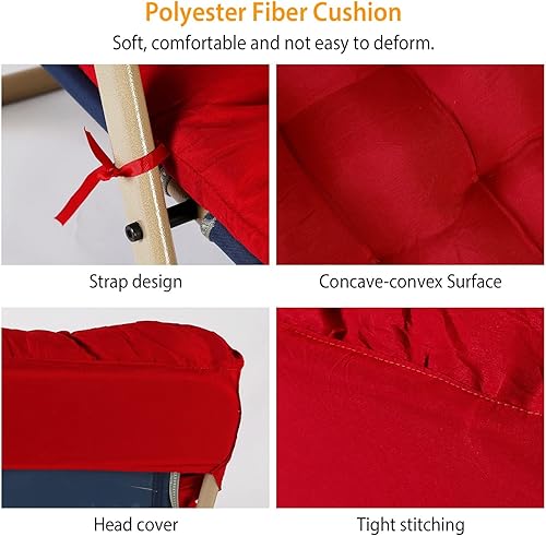 Vista 38 de iMounTEK Cojines para silla de salón de 67 x 22 x 4 pulgadas, cojín grueso para tumbona reclinable, mecedora, cojín para sofá o silla, cojín