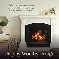 Vista 6 de ZIKANI 4-Pulgadas Cerillas Decorativas Elegantes + Pastilla de Encendido (100 Unidades) Cerillas de Madera de Punta Blanca y Seguras para Velas