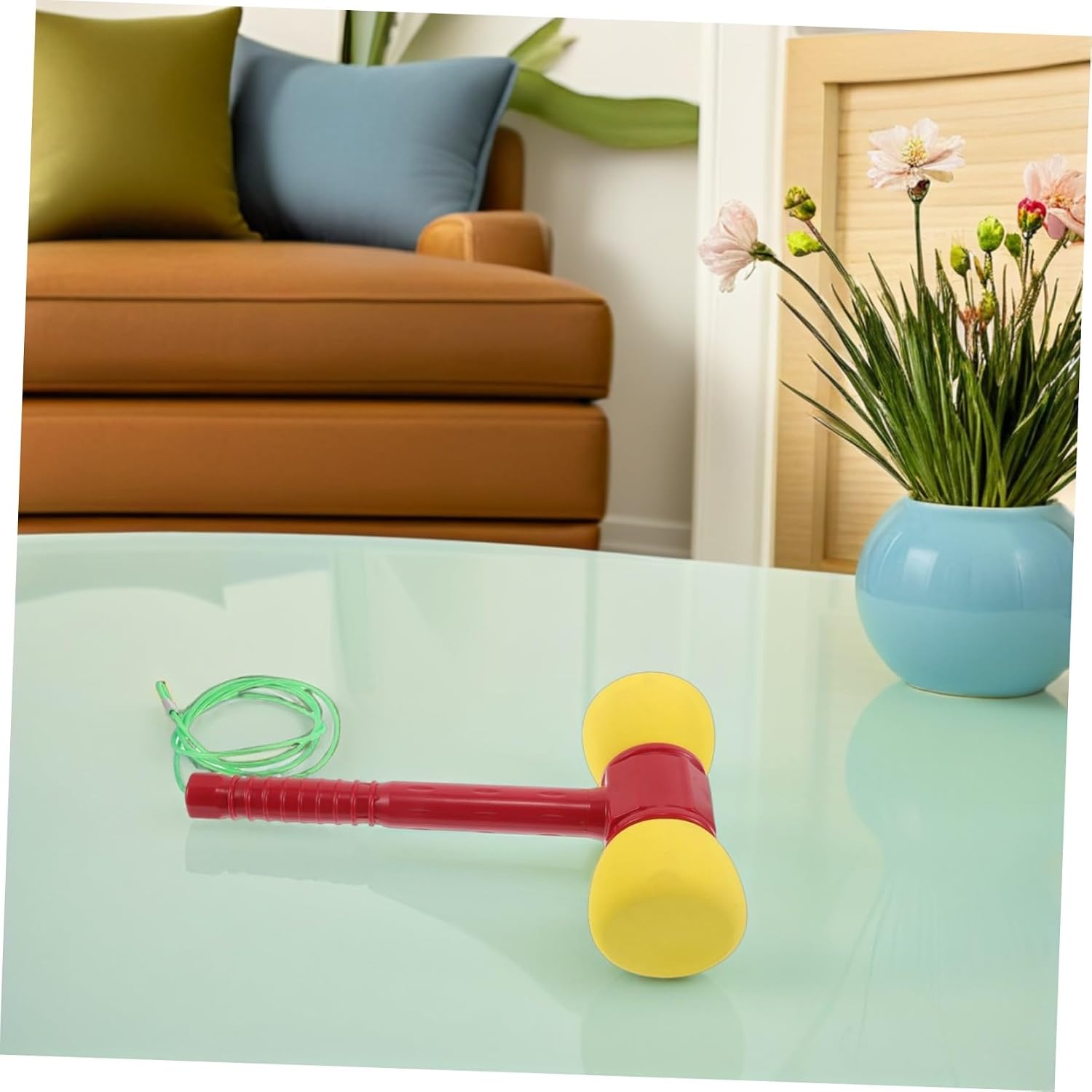High-Pressure Cotton Mallet Hammer for Interactive Whack-mole Pounding Game Prop Sturdy Construction for Long-Term Play and Social Fun at Family Gatherings