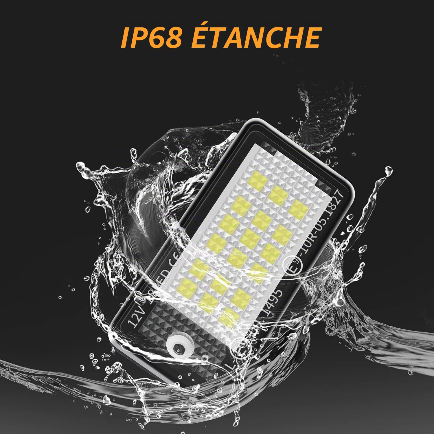 Feu Plaque Immatriculation LED compatible avec A3 8P, A4 B6 B7, A6 4F, A5 Cabrio, Q7
