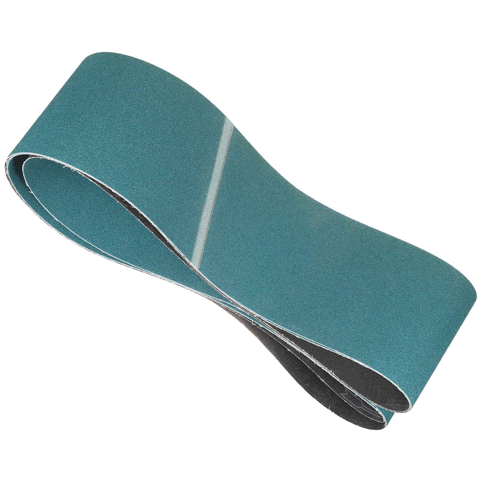 Kozelo 2 Pack Sanding Belts 152mm x 2260mm 80 Grit Zirconia Abrasive Belt Sander Paper for Belt Sander Metal Grinding Wood Working Weld Rust Removal