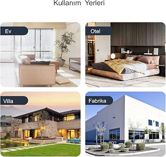 HyMark İnterkom Elektronik Kablosuz 2 Yönlü Ses İletimi Bas Konuş Uzun Menzilli Kablosuz Kapı Zili Ünitesi Su Geçirmez