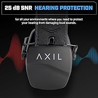 Vista 3 de AXIL Orejeras con cancelación de ruido TRACKR y MX