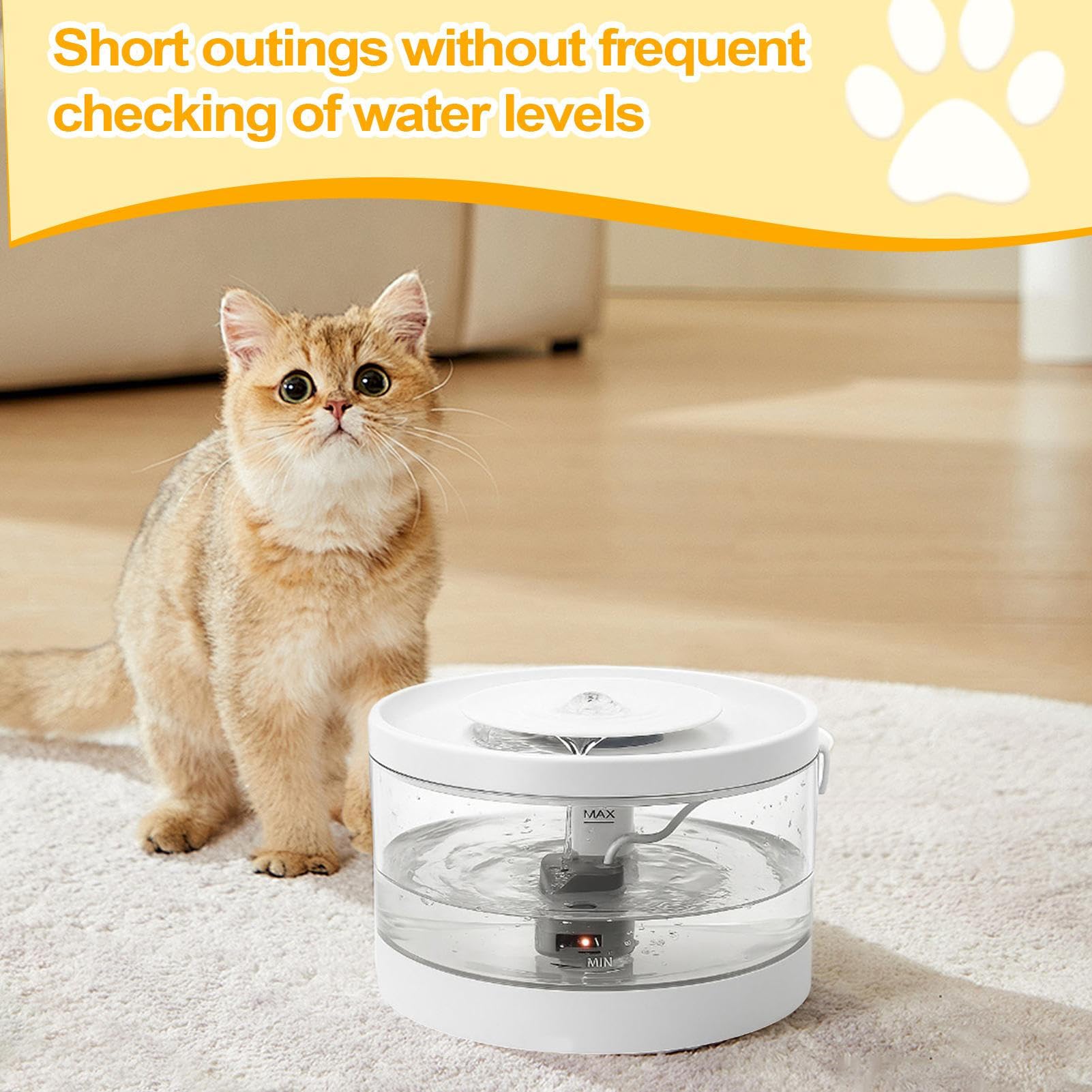 Fontana Per Animali Domestici Grande Distributore Filtrante | Abbeveratoio Automatico Animali Domestici Gatti Cani Cuccioli Interno Domestico Casa Soggiorno Pavimento