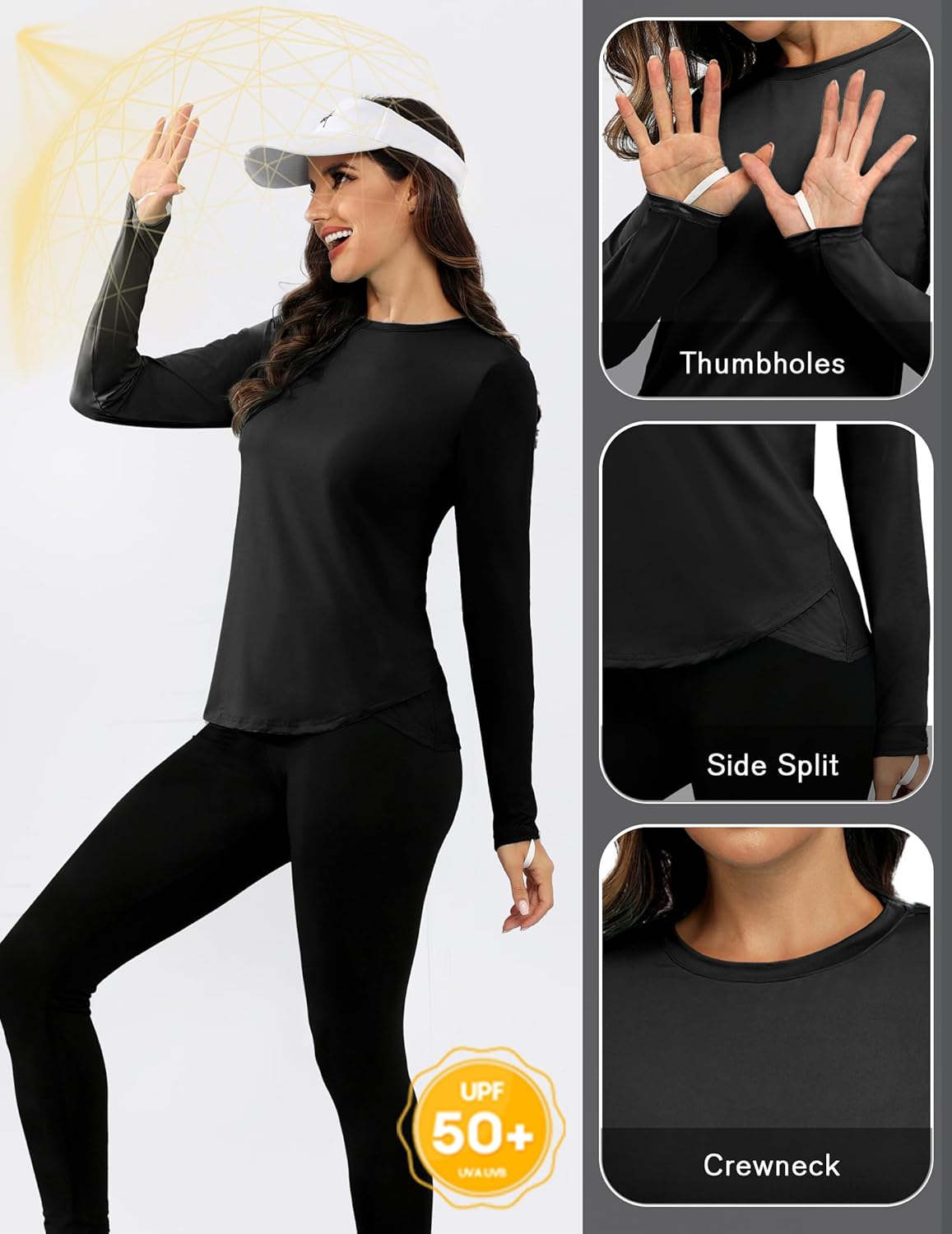 PINSPARK Women's Long Sleeve Quick Dry UPF 50+ Sun Shirt - Image 4