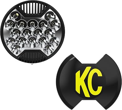 KC SlimLite 8" LED - Single Light - 138W Spot Beam