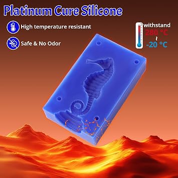 LET'S RESIN Silicone Molds Making Kit 30A, Platinum Cured Silicone