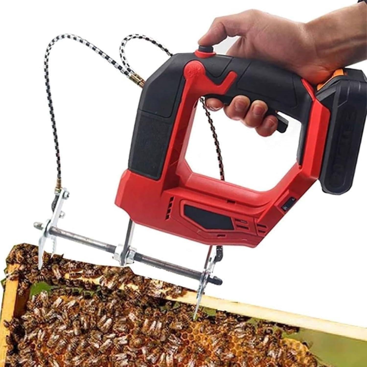 Elektrische Imkerei-Rahmen-Clip, schnurloser Bienen-Shaker für Honigernte, Kamminspektion und Ersatz, effizientes Werkzeug für Imker