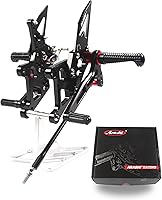 Vista 29 de Arashi (Versión 2.0) Estribos traseros ajustables para Honda CBR1000RR 2004-2007 / CBR600RR 2003-2005 2006 Accesorios para motocicleta Piezas de Oro