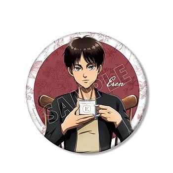 進撃の巨人 WIT STUDIO 描き下ろし 缶バッジ エレン・イェーガー 進撃の巨人】オリジナル描きおろし缶バッジ エレン・イェーガー