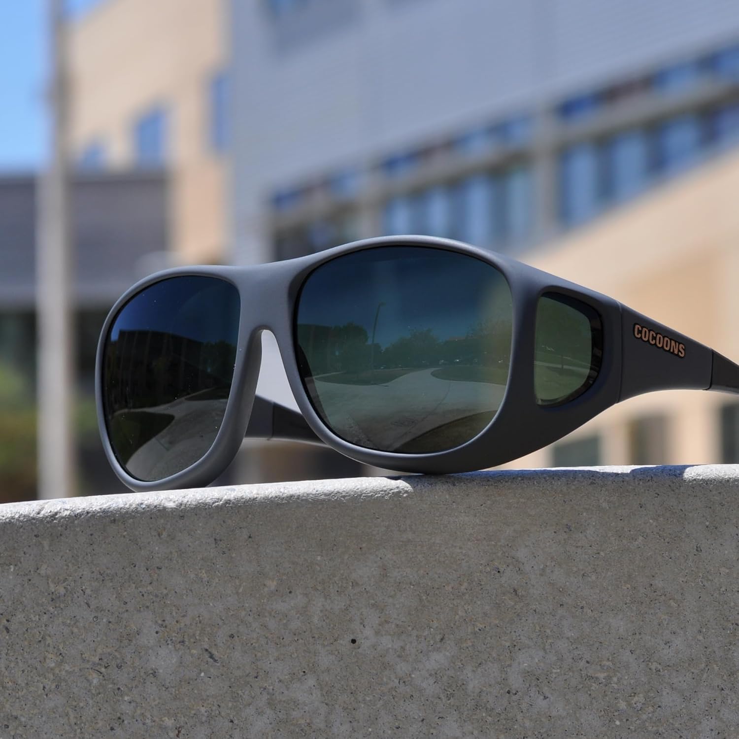 Cocoons Pilot (L) Slate Polarized Gray