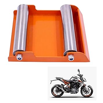 Asryd Portable Wheel Roller for Bike Tyre, Chain Cleaning & Lubricating 160Kg Weight Capacity for Duke 250 (Pack of 1Pcs)