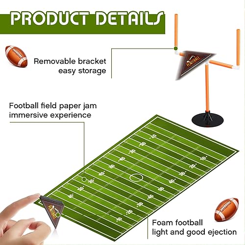 Miniatura 4 de 4 juegos de mini juegos de fútbol de escritorio mini juegos de fútbol de mesa juegos deportivos con poste de portería de fútbol de espuma y tarjetas