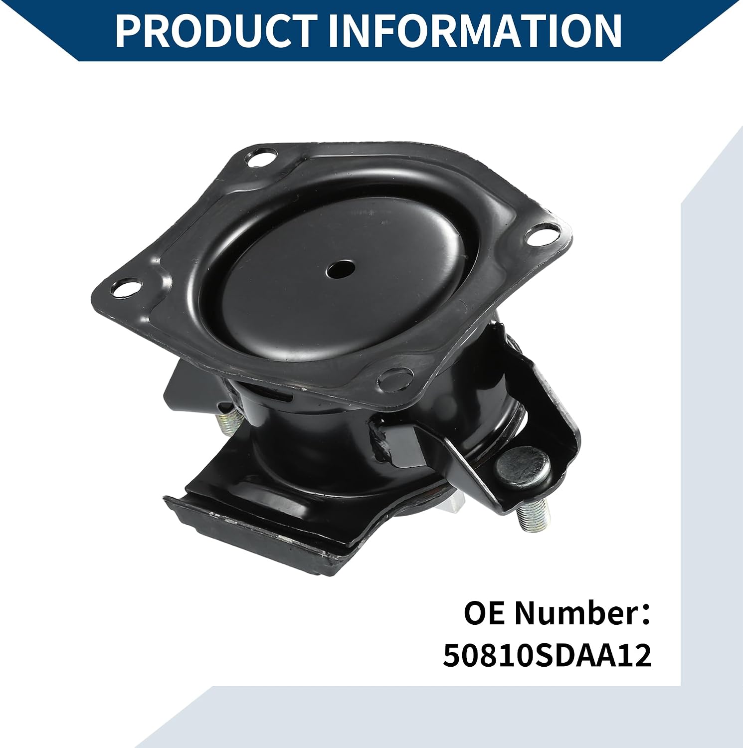 No.50810SDAA12 Engine Motor Mount for Honda Accord 3.0L 2003-2007 / Rear Rear Engine Mounting MT/Vibration Isolation / 1 Pcs