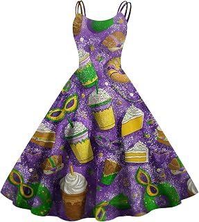 Sundresses for Women 2026 Audrey Retro Rockabilly Prom Dress 50'S A-Line Cocktail Party Swing Dress, S-2Xl