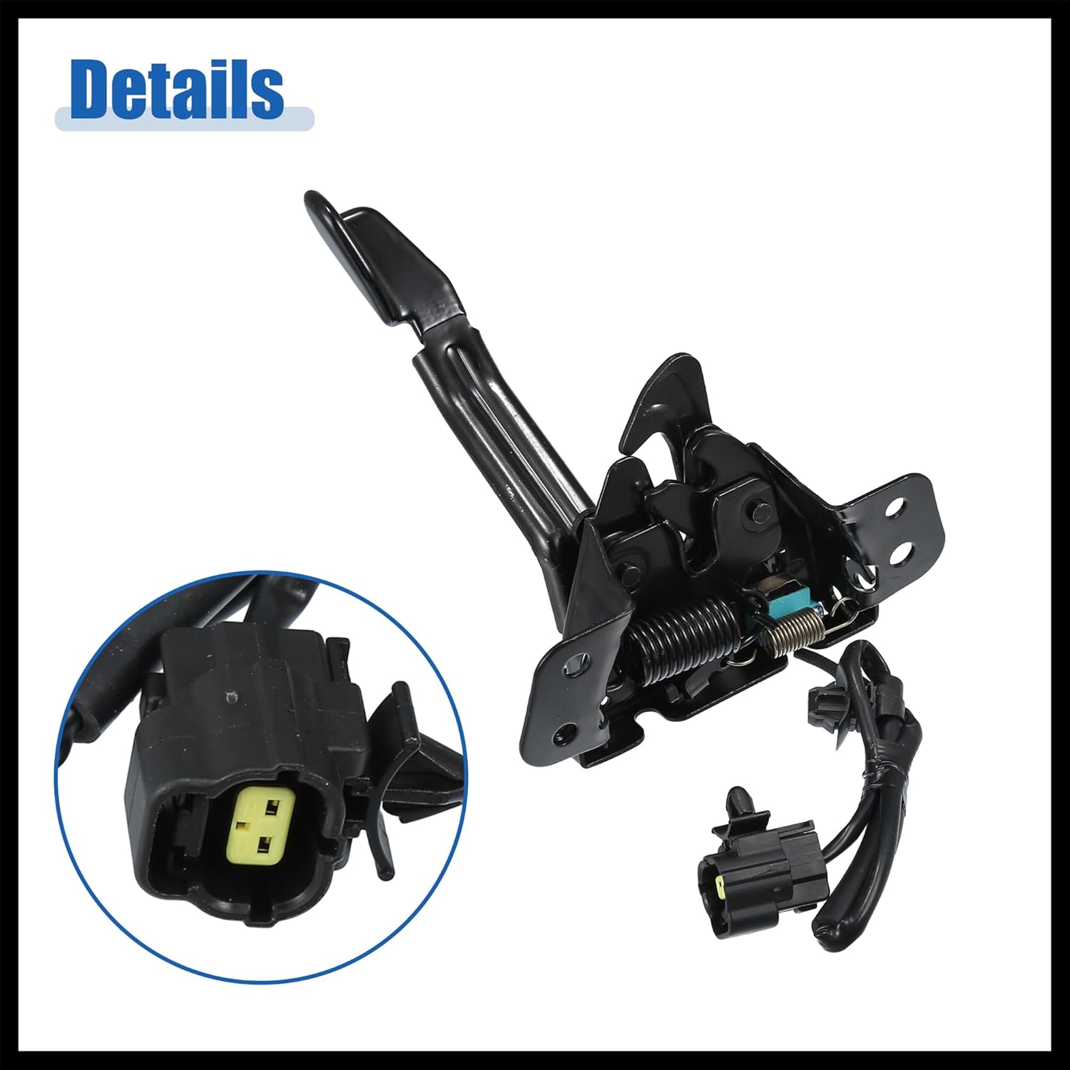 Car Hood Latch Front Hood Latch Assembly Fit for Kia Forte 2017-2018 No.81130A7610 - Pack of 1 Durable Material