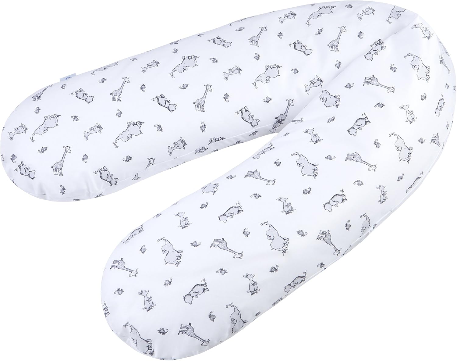 Julius Zöllner 4670016100 Nursing Pillow with Bead Filling Safari, 190 cm