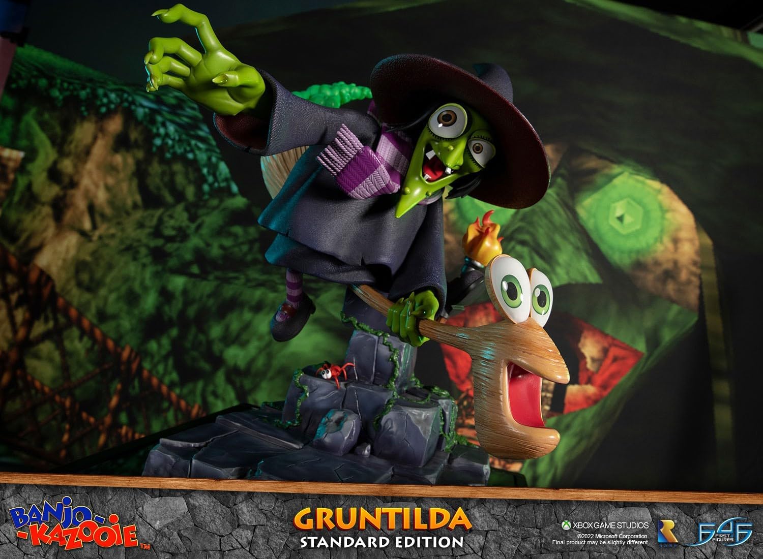 First 4 Figures BKGRST Banjo Kazooie Gruntilda First4Figures Resin Statue