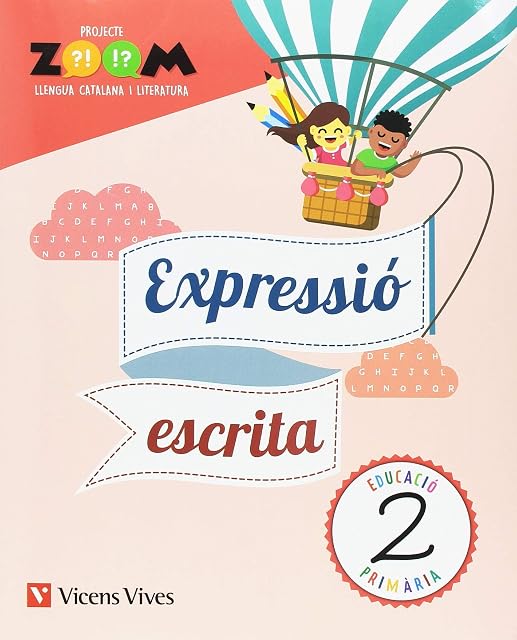 Portada de Expressio Escrita 2º Educacion Primaria Quadern Projecte Zoom Llengua