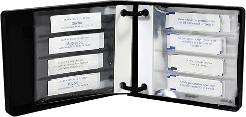 Miniatura 5 de Fortune Cookie Fortune Collection - Estuche para 10 páginas, capacidad para 40 Fortunes, color azul