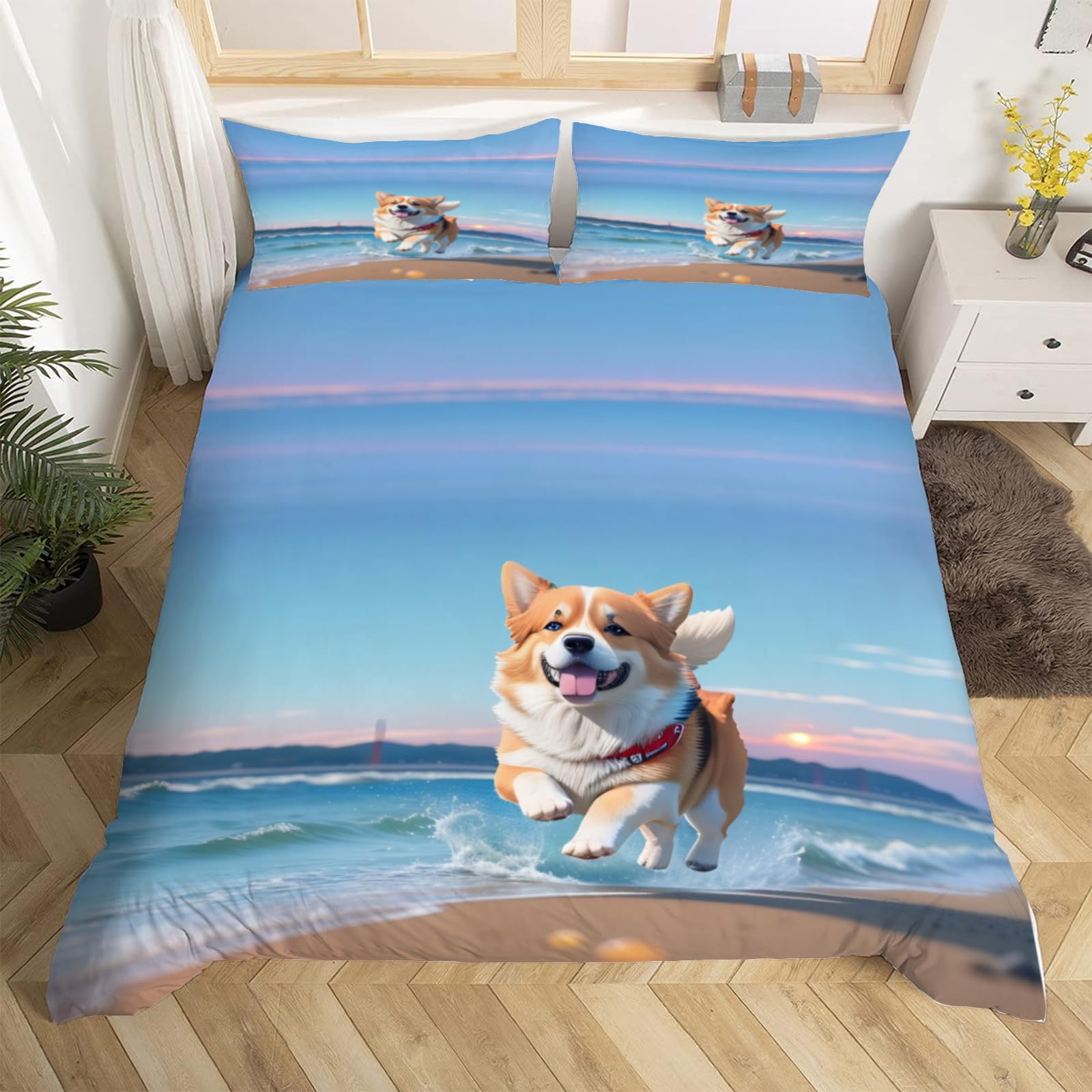 Housse de couette 220x240 fermeture éclair pour changer vos draps sans aucun effort