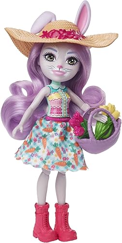 Miniatura 2 de Mattel Enchantimals City Tails Bunny Farms Market - Juego de 35 piezas y accesorios, gran juguete para niños a partir de 4 años