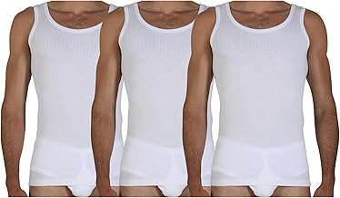 Fragi Men's Tank Top in Pure Cotton, Underwear Tank Top with Wide Shoulder in Seamless Elastic Fabric, Made in Italy