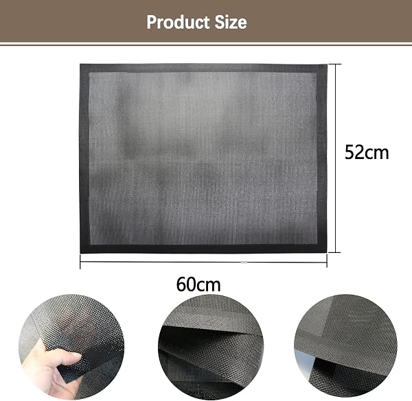 60x52cm Alfombrilla Protectora para Cocina de Inducción,Esterilla Protectora de Inducción(Magnética),Cubierta de Cocina de Inducción de Silicona Protector Arañazos para Estufa de Inducción - 2