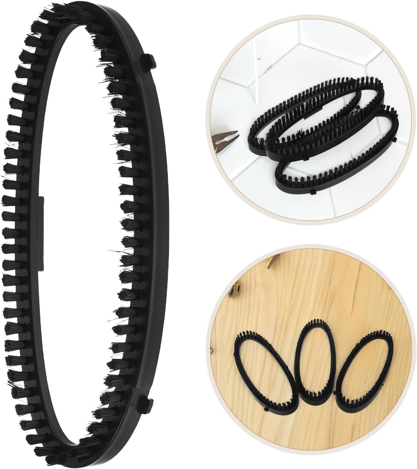 Garment Steamer Brush Head Replacement Black Plastic Attachment